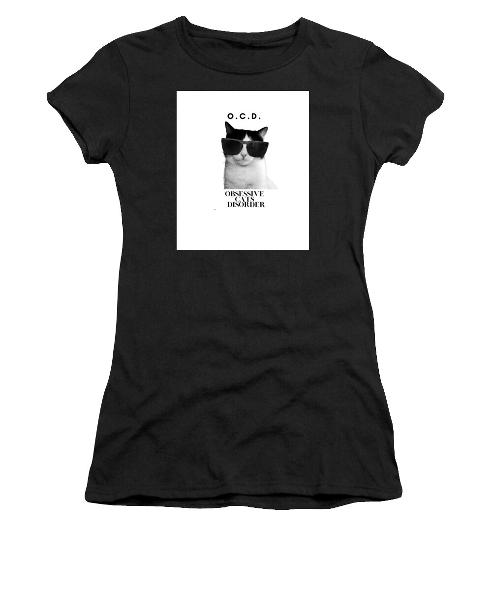 Cat Lover Women's T-Shirt featuring the digital art Cat Lover Gift Ideas by Caterina Christakos