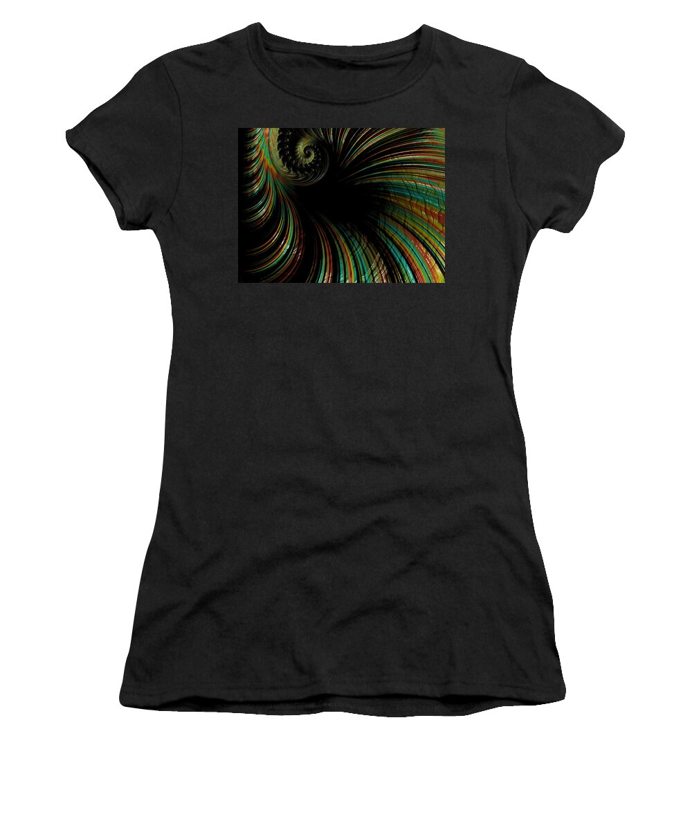 Fractal Women's T-Shirt featuring the digital art Celebration of Life by Bonnie Bruno