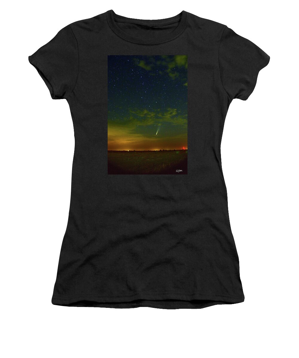 Comet Women's T-Shirt featuring the photograph Comet Neowise by Rod Seel