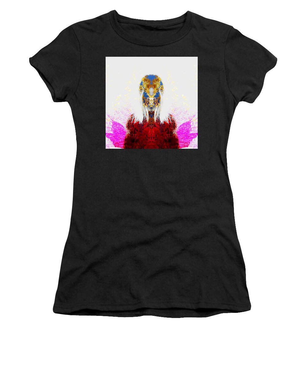 Digital Women's T-Shirt featuring the photograph Conqueror of Worlds by Alexandra Vusir