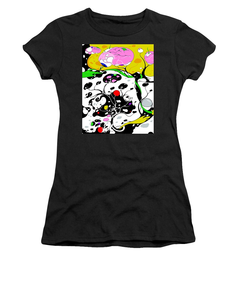 Coronavirus Women's T-Shirt featuring the digital art Contagion by Craig Tilley