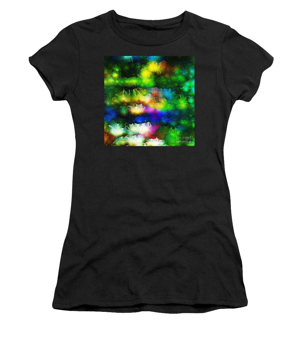 Book Art Women's T-Shirt featuring the digital art Converging Grace Number 2 without Text by Aberjhani