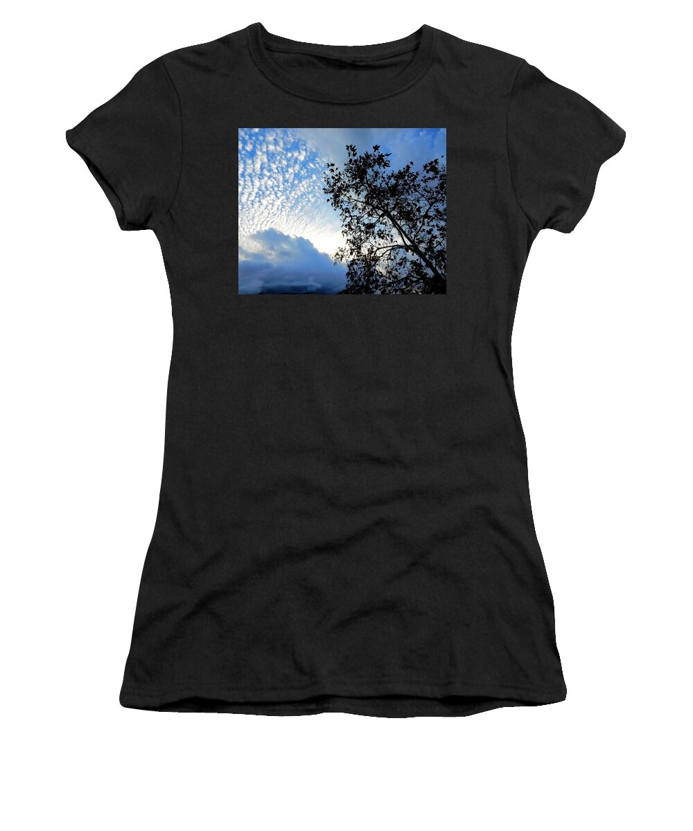 Sky Women's T-Shirt featuring the photograph Cool Cloud Sky by Andrew Lawrence