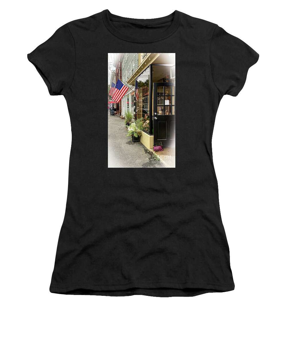 Flag Women's T-Shirt featuring the photograph Ellicott City Maryland 12 by William Norton