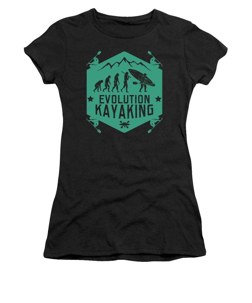 Workout Women's T-Shirt featuring the digital art Evolution Kayaking by Mister Tee