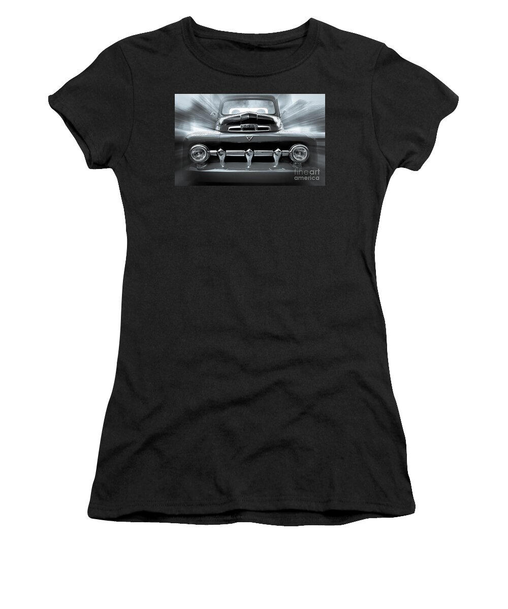 Ford Women's T-Shirt featuring the photograph Ford F-100 by Franchi Torres