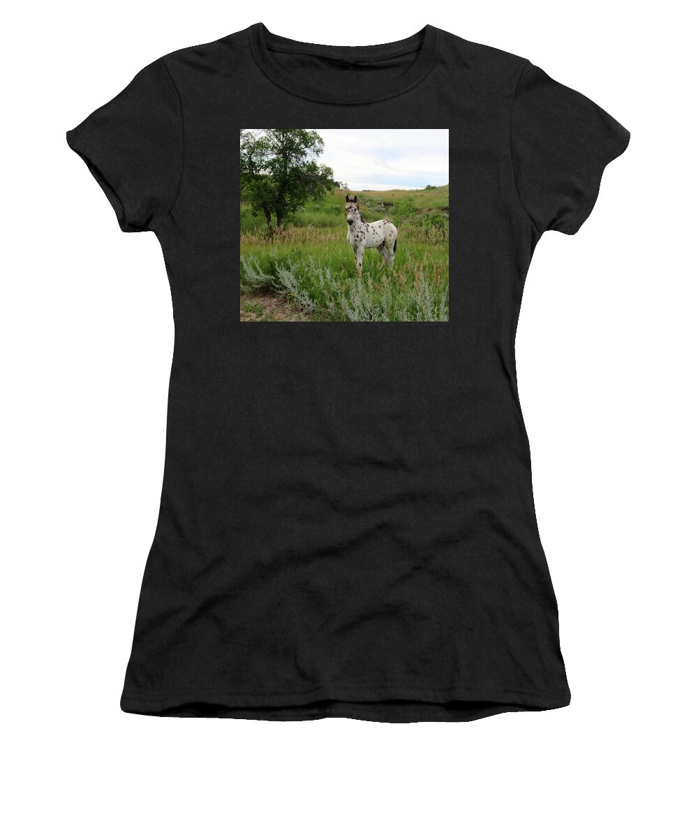 Horse Women's T-Shirt featuring the photograph Future Champion by Katie Keenan