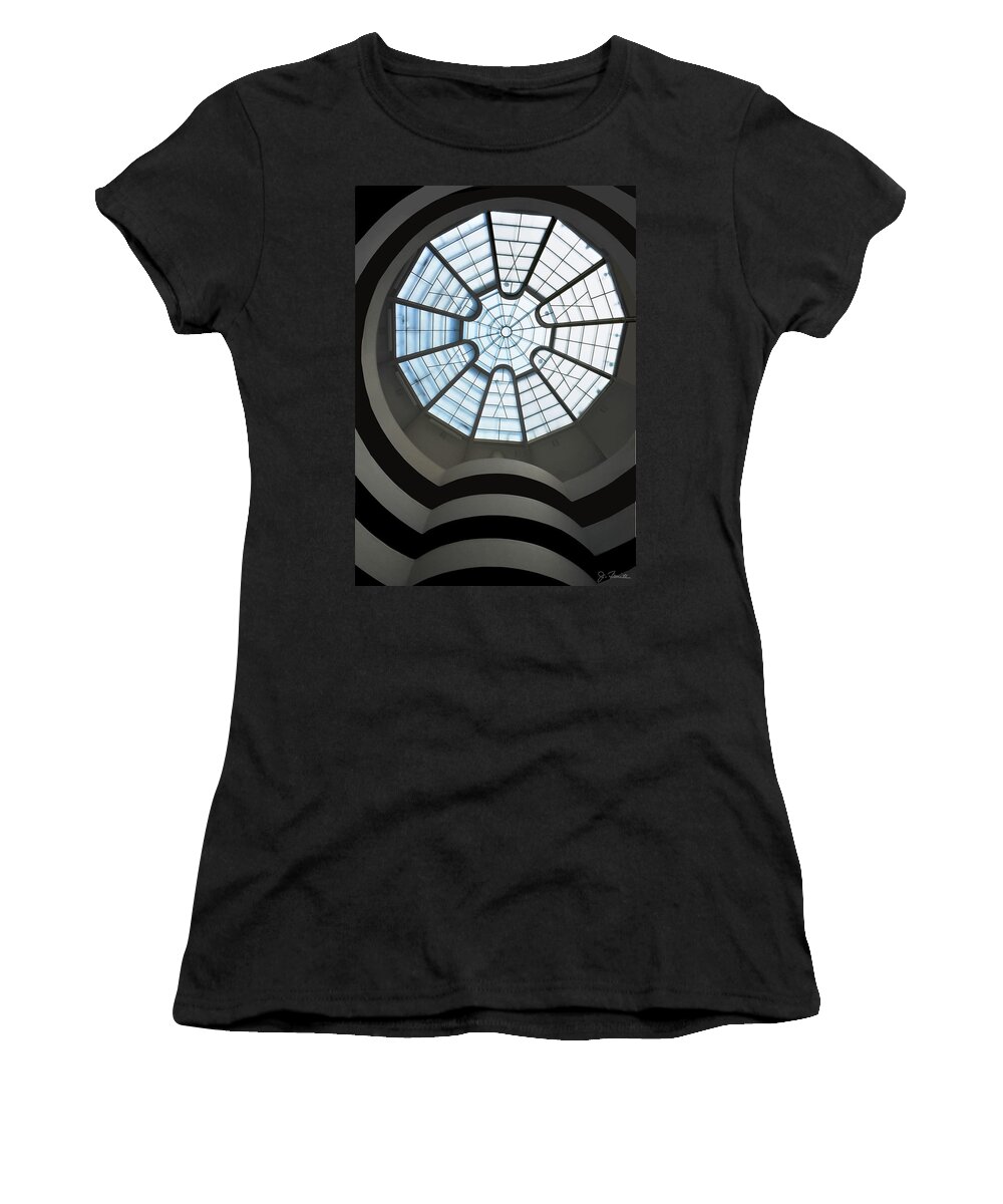 Guggenheim Women's T-Shirt featuring the photograph Guggenheim Shapes by Joe Bonita