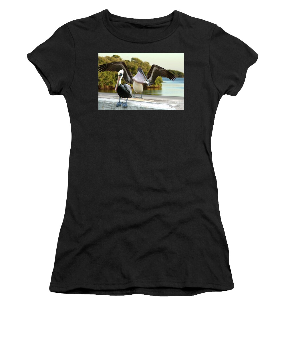 Fauna Women's T-Shirt featuring the photograph Home Is the Hunter by Mariarosa Rockefeller