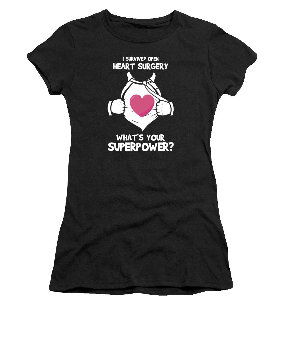 I Survived Open Heart Surgery Recovery For Patients Women's T-Shirt by -