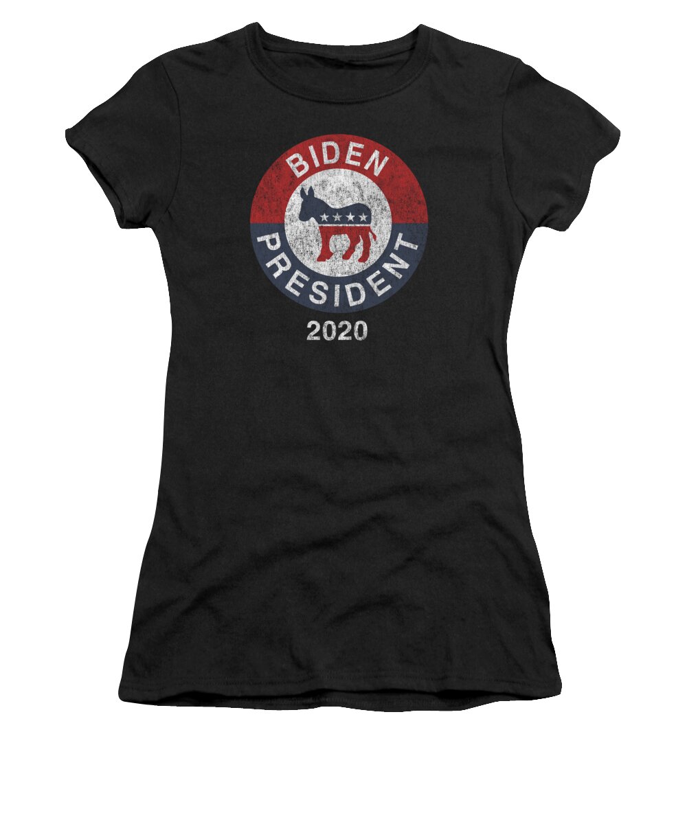Joe Biden 2020 Women's T-Shirt featuring the digital art Joe Biden 2020 For President by Flippin Sweet Gear