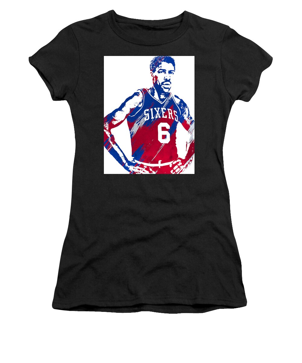 Philadelphia 76ers T Shirt And Poster T-Shirt by Joe Hamilton - Pixels
