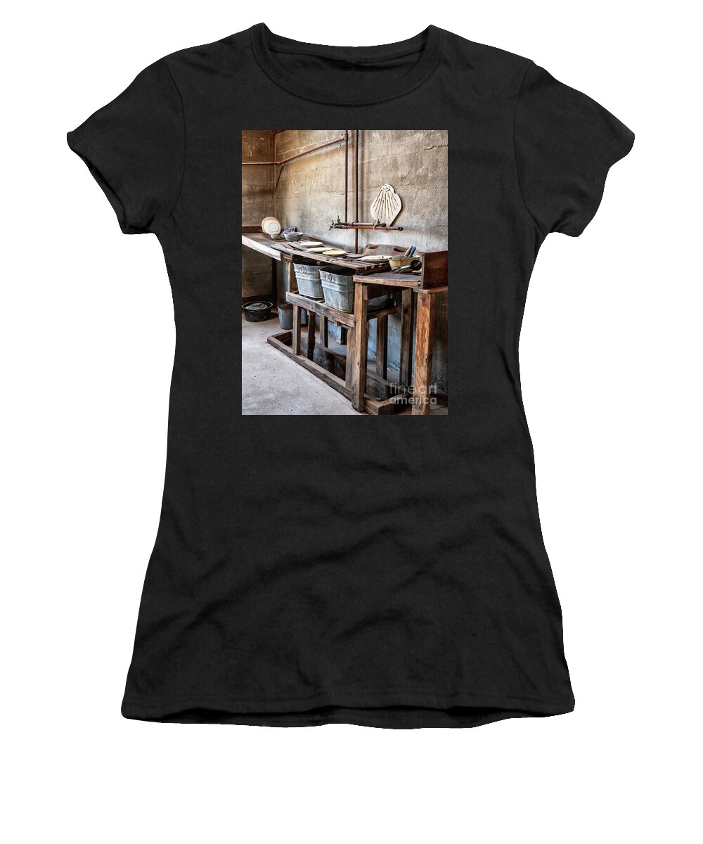 Out West Women's T-Shirt featuring the photograph Kitchen Duty by Sandra Bronstein