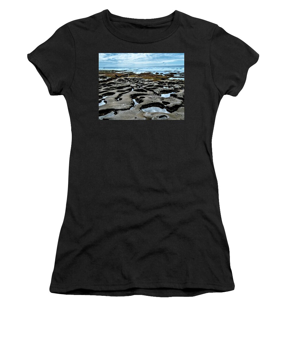 La Jolla Tide Pools Women's T-Shirt featuring the photograph La Jolla Tide Pools by Christina McGoran