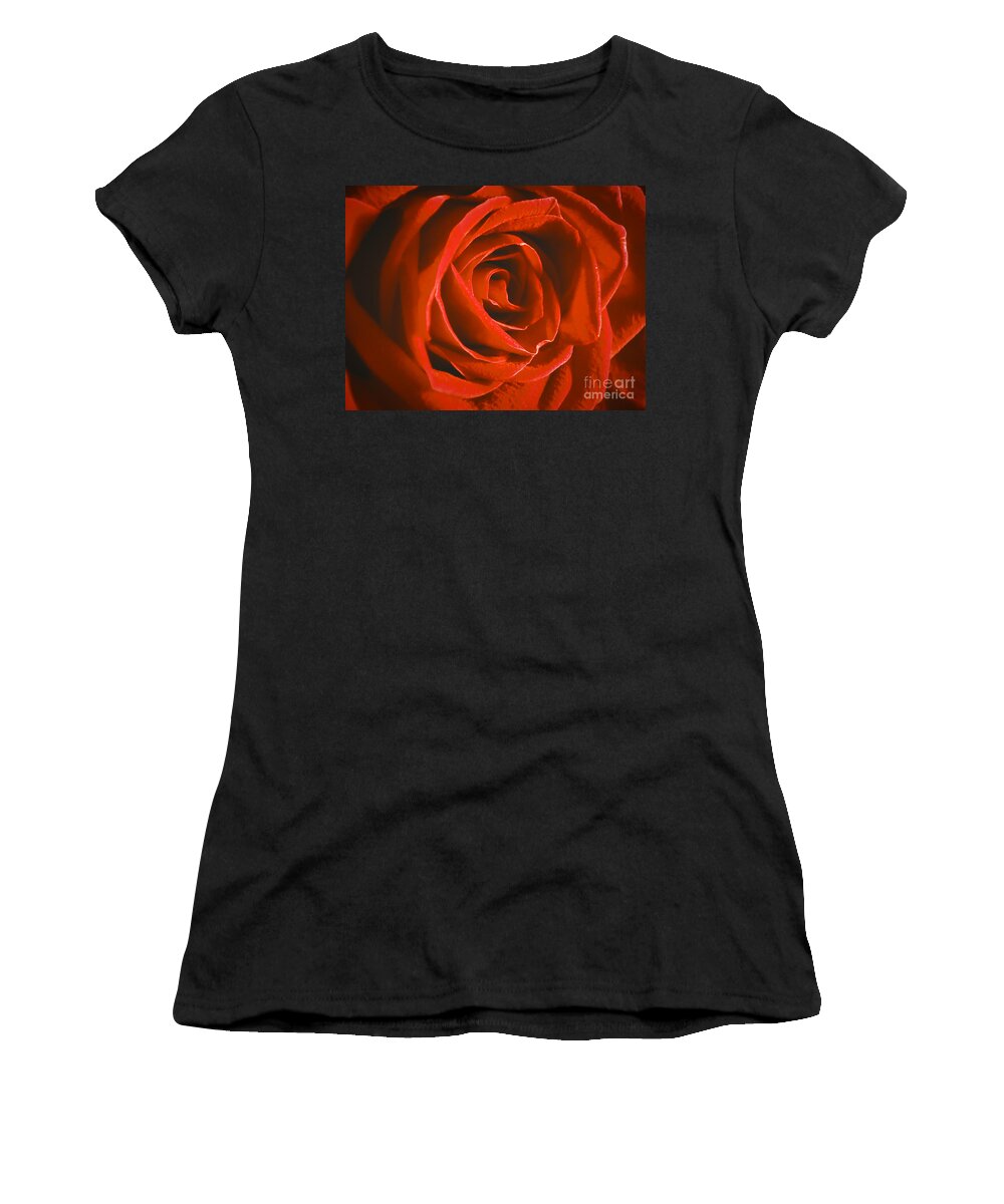 Rose Women's T-Shirt featuring the photograph Layers by Robert Knight