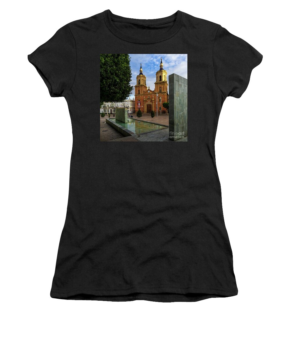 Exterior Women's T-Shirt featuring the photograph Main Church of St Peter and St Paul San Fernando Cadiz Andalusia by Pablo Avanzini