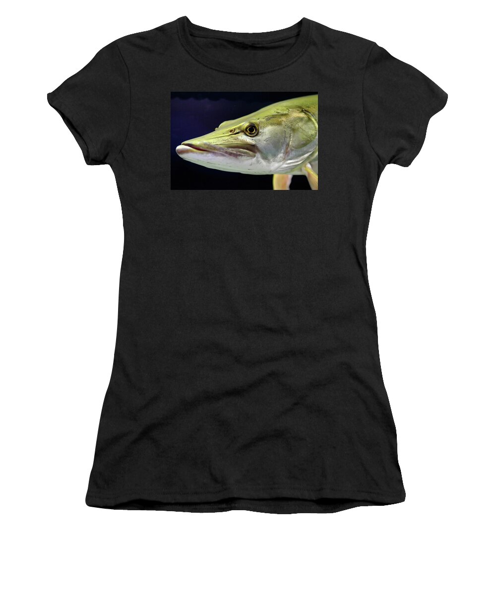 Fishing Women's T-Shirt featuring the photograph Mean Muskie by Lens Art Photography By Larry Trager