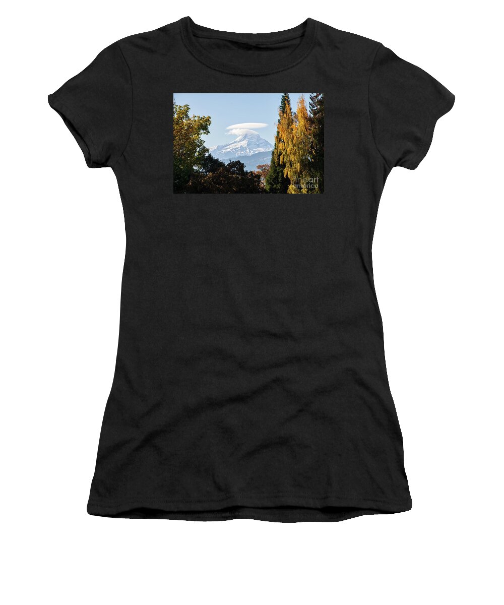 Autumn Women's T-Shirt featuring the photograph Mt. Hood, Oregon by Kirt Tisdale