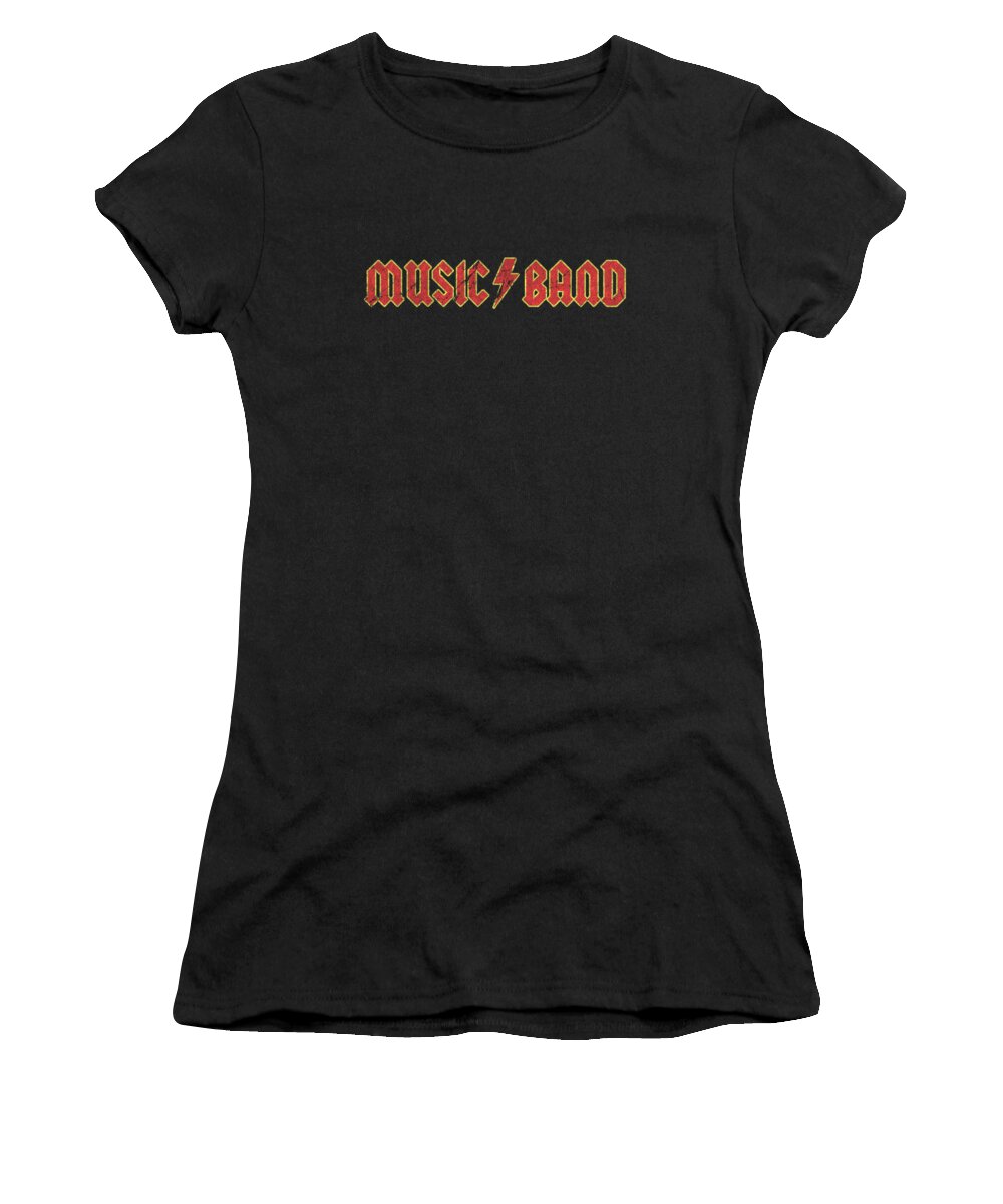 Sarcastic Women's T-Shirt featuring the digital art Music Band Shirt Sarcastic Funny by Flippin Sweet Gear