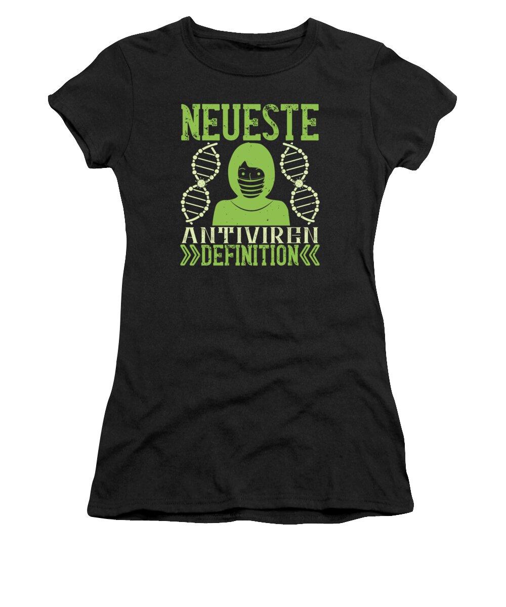 Sarcastic Women's T-Shirt featuring the digital art Neueste Antiviren Definition by Jacob Zelazny