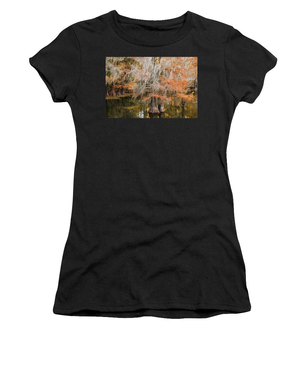 Caddo Lake Women's T-Shirt featuring the photograph Old Cypress by Iris Greenwell