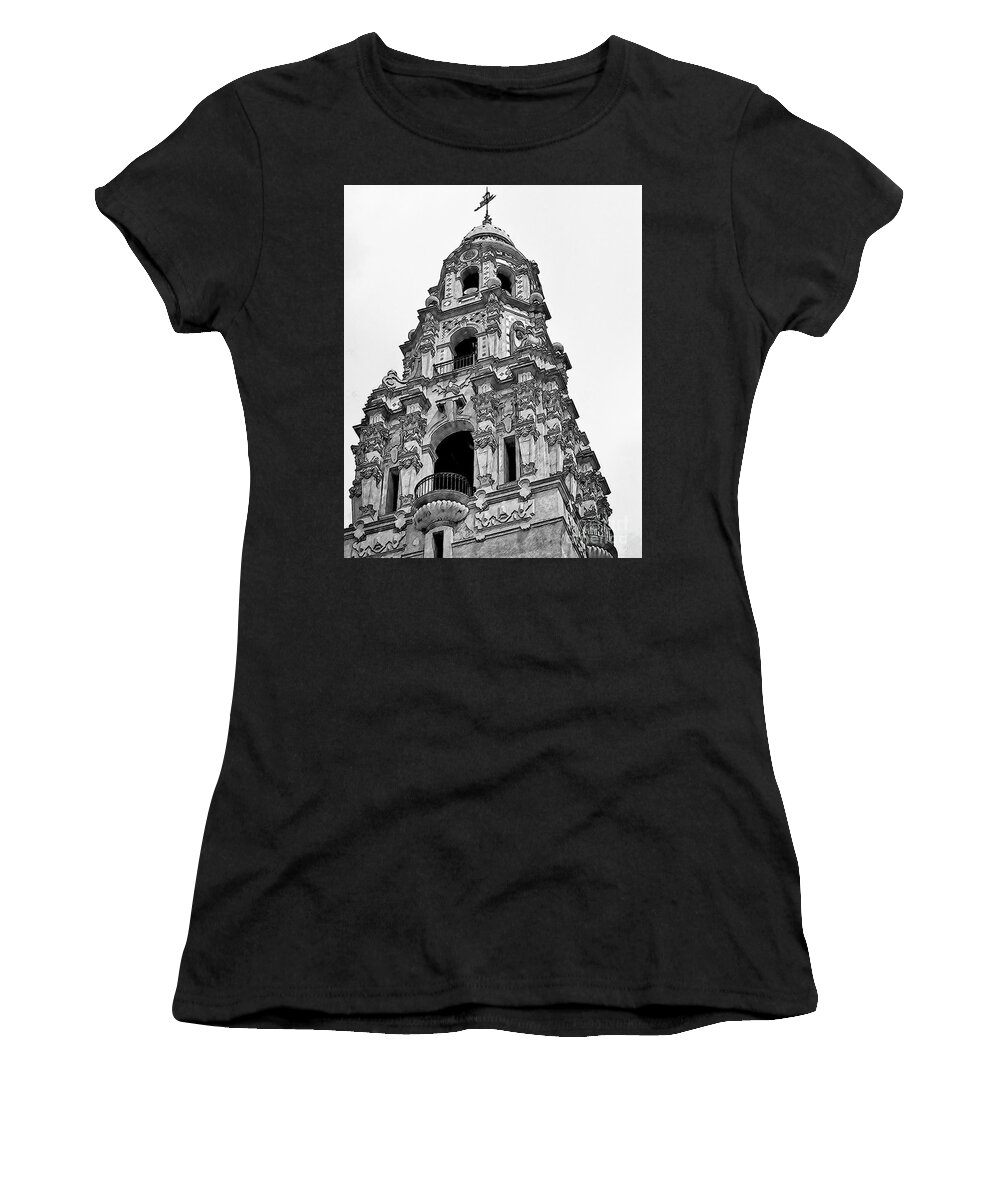 Museum-of-man Women's T-Shirt featuring the digital art Ornate Tower by Kirt Tisdale