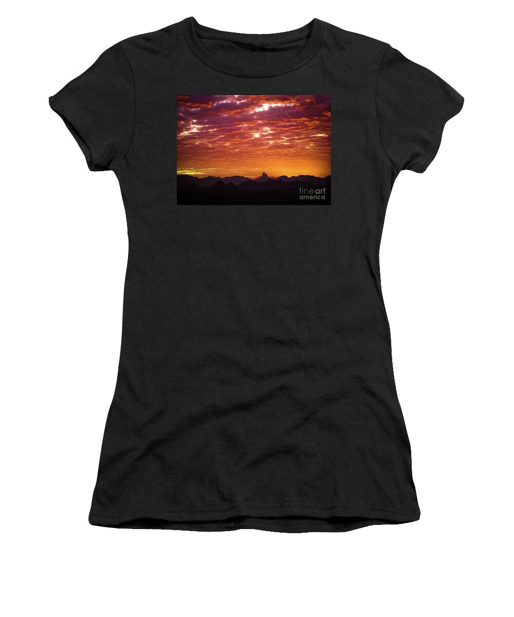 Arizona Women's T-Shirt featuring the digital art Pinnacle Peak by Anthony Ellis