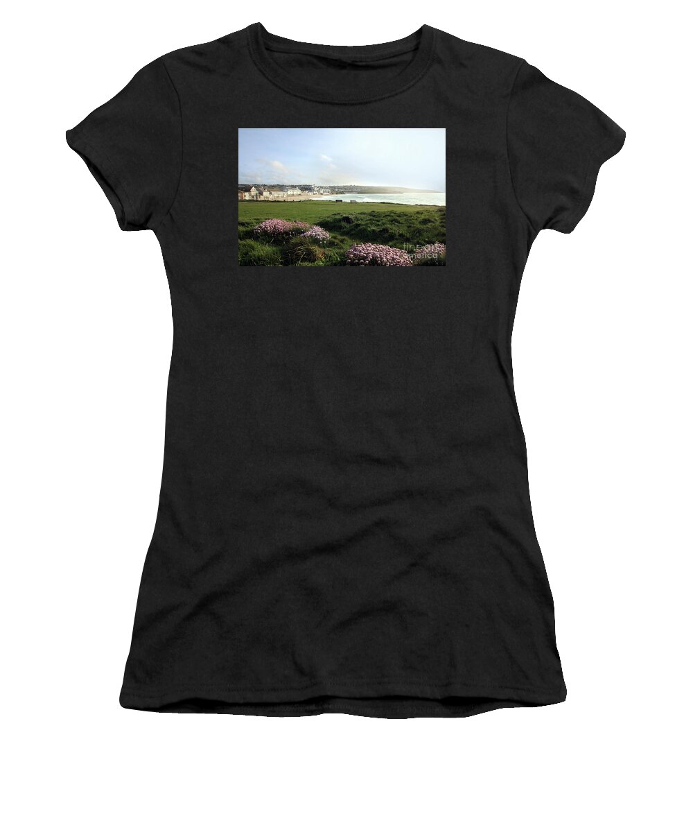 Porthmeor Women's T-Shirt featuring the photograph Porthmeor Thrift by Terri Waters