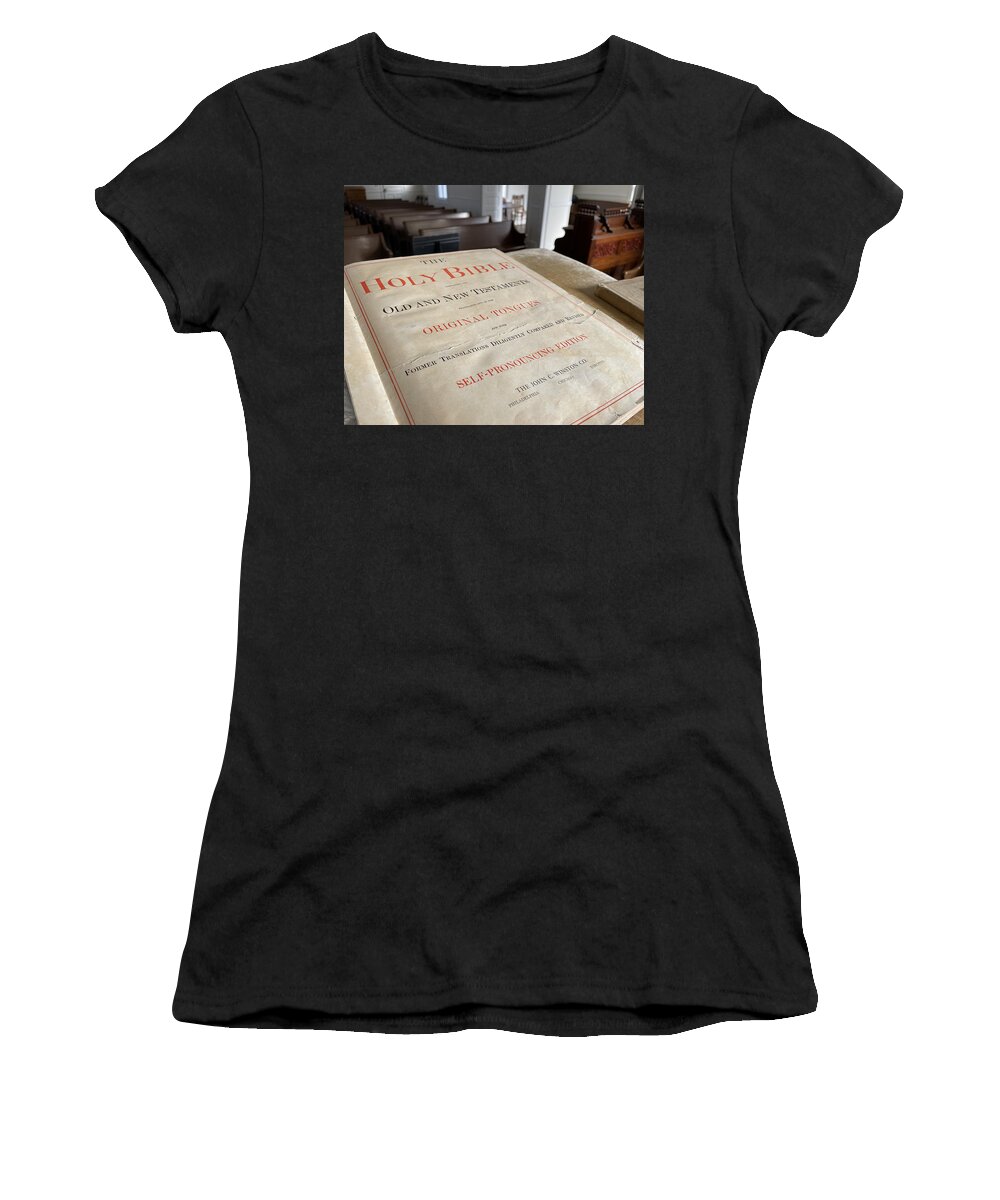 Rockford Women's T-Shirt featuring the photograph Power of the Pulpit by Lee Darnell