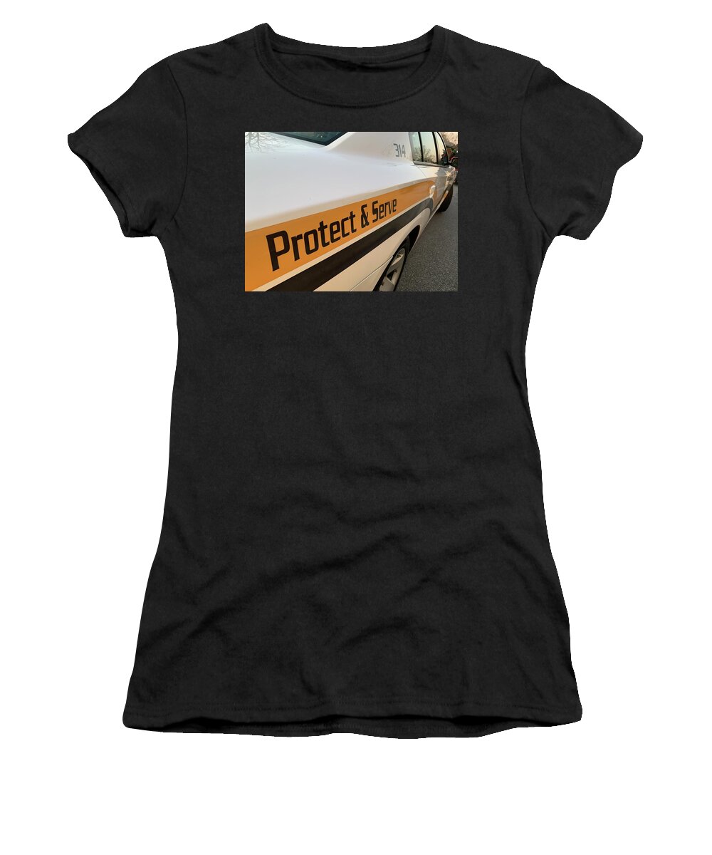 Protect Women's T-Shirt featuring the photograph Protect and Serve by Lee Darnell