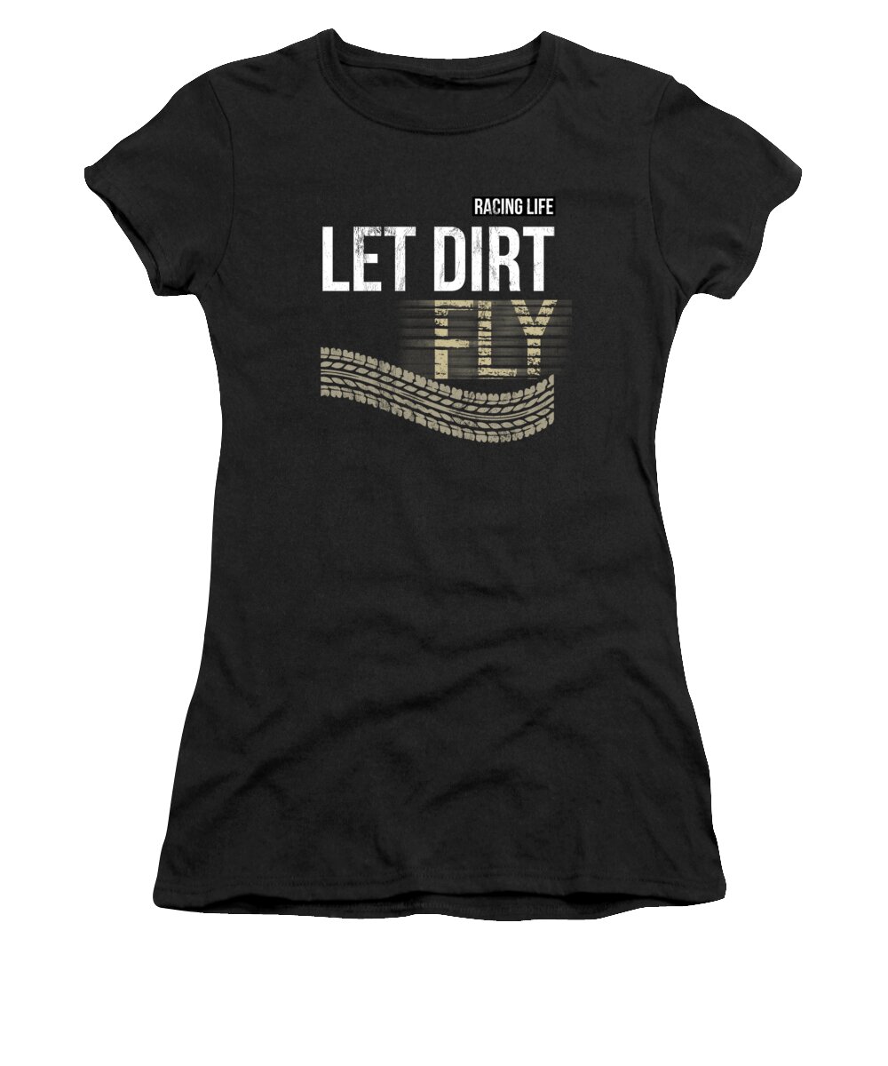 Dirt Track Racing Shirt Sunset Racing Shirt Girls Who Love Racing Are Just a Little Bit Better Shirt for Raceday Race Girl T-Shirt