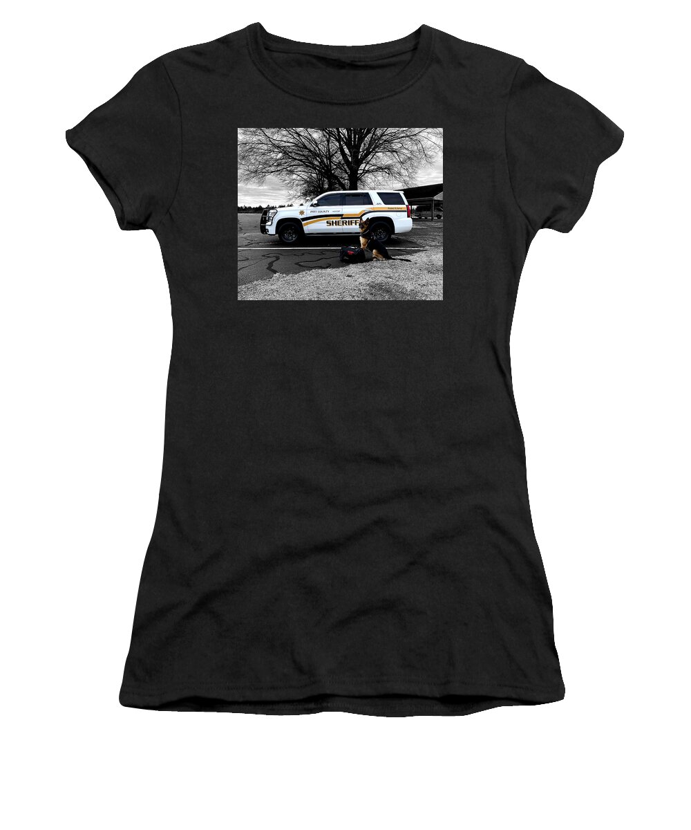 Rocky Women's T-Shirt featuring the photograph Rocky by Lee Darnell