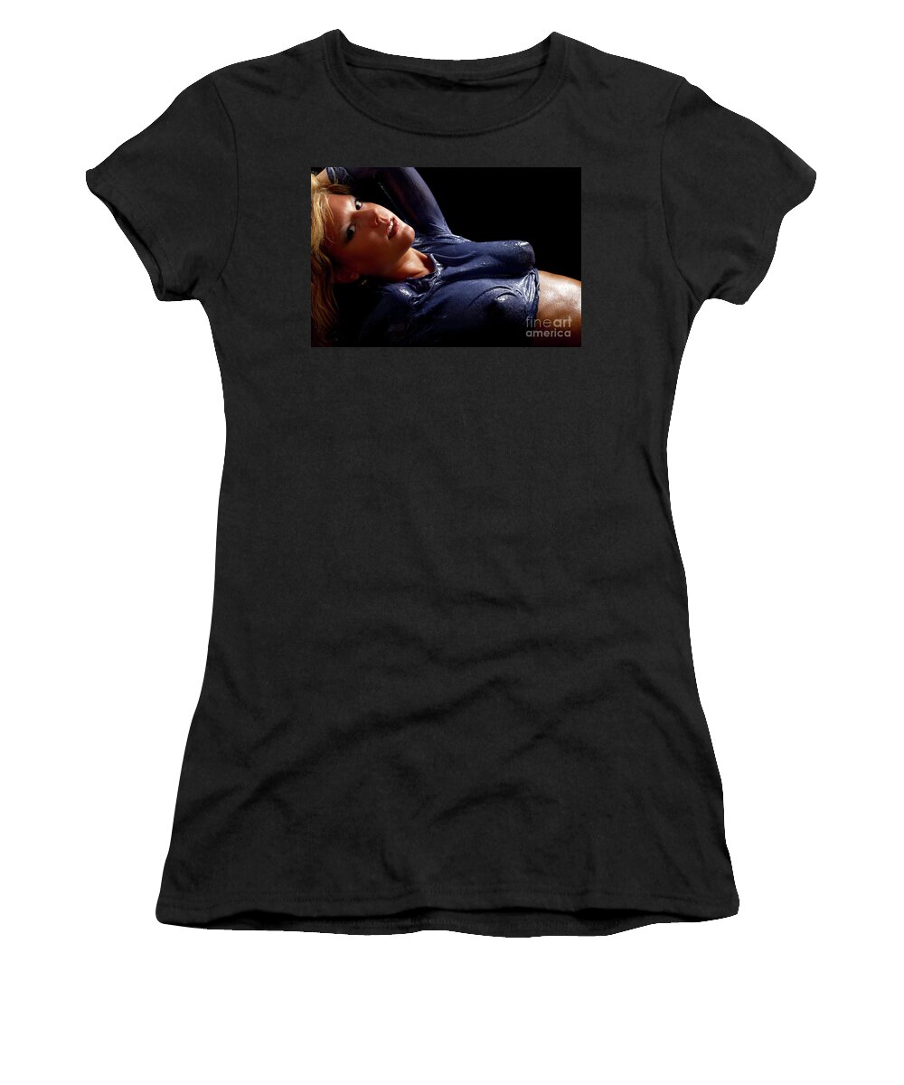 Liquid Latex Women's T-Shirt featuring the photograph Rubber feelings 3 by Pavel Jelinek
