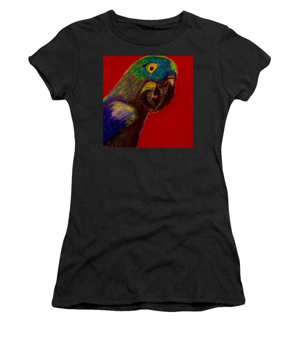 Nicholas Brendon Women's T-Shirt featuring the painting Scared Nitwit by Nicholas Brendon