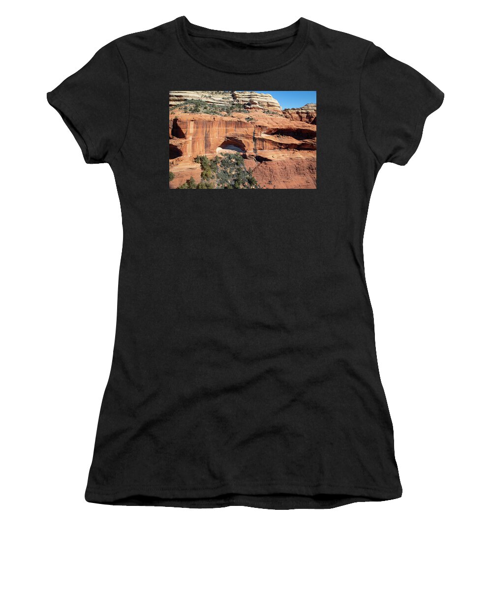 Sedona Women's T-Shirt featuring the photograph Sedona from the Air #4 by Steve Templeton