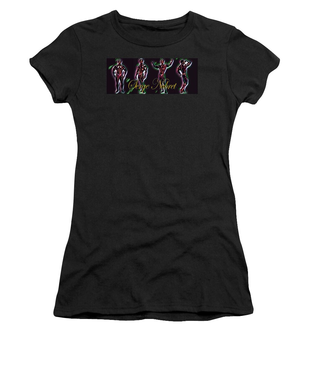 Idol Women's T-Shirt featuring the photograph Serge Nubret by Theodore Jones