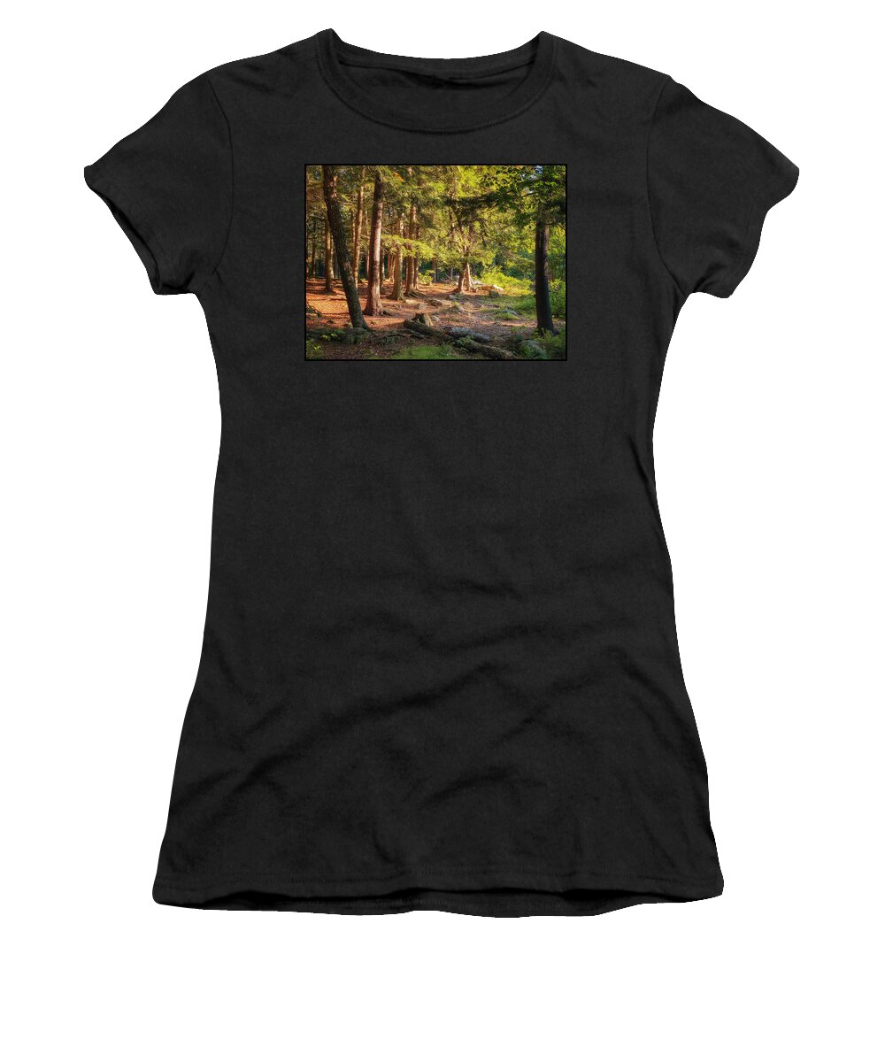 Woods Women's T-Shirt featuring the photograph Sideshow by Robert Dann