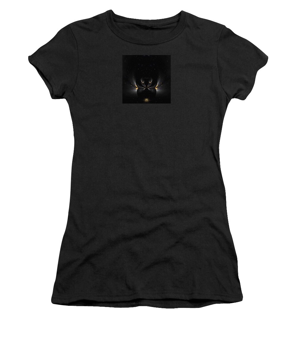 Singularity Women's T-Shirt featuring the digital art Singularity by Wunderle