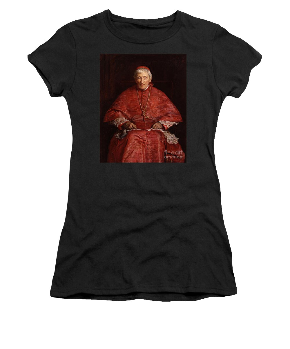 St. John Henry Newman Women's T-Shirt featuring the painting St. John Henry Newman - CZSJH by Sir John Everett Millais