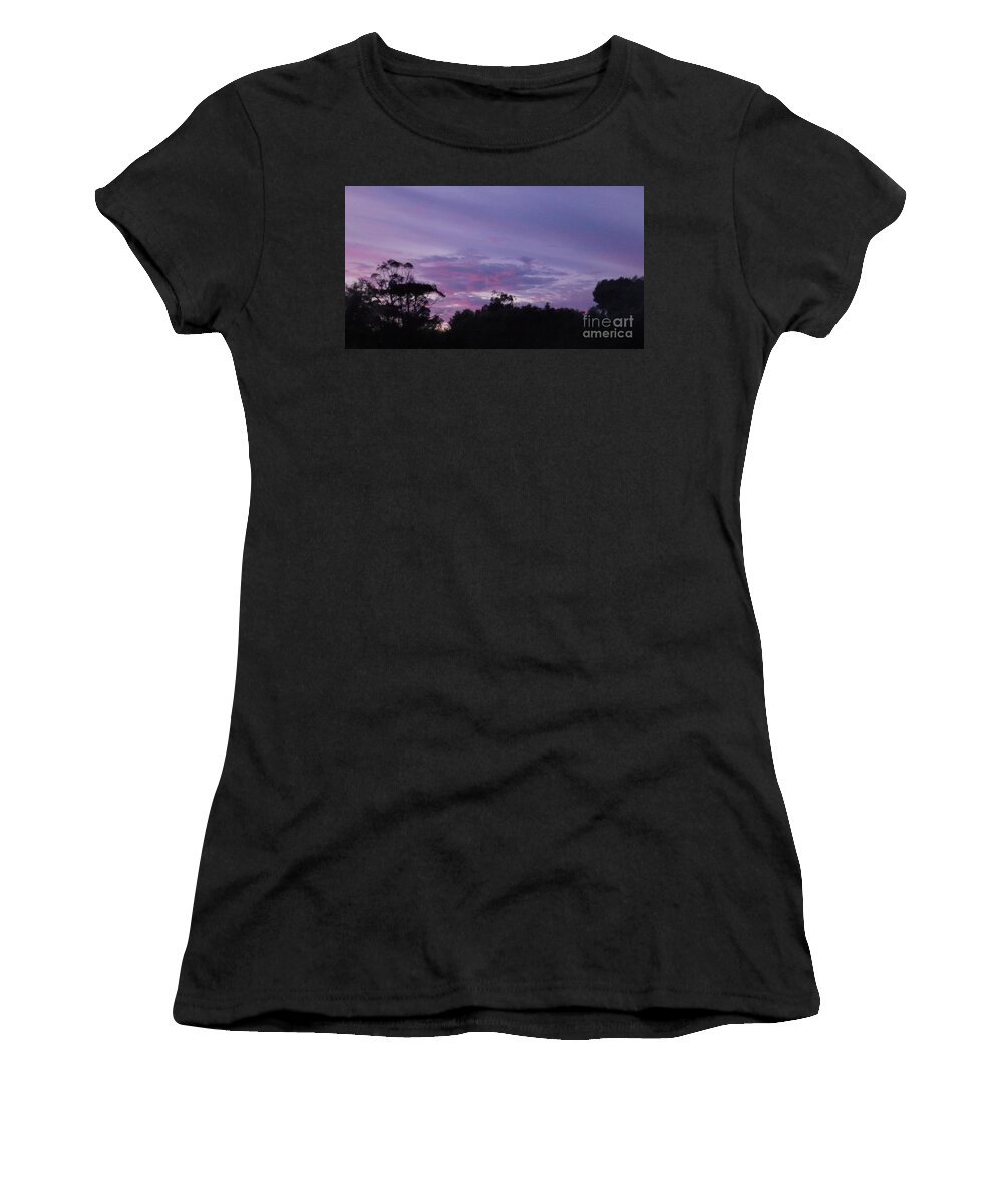 Photo Women's T-Shirt featuring the photograph Start of a new day by Julie Grimshaw