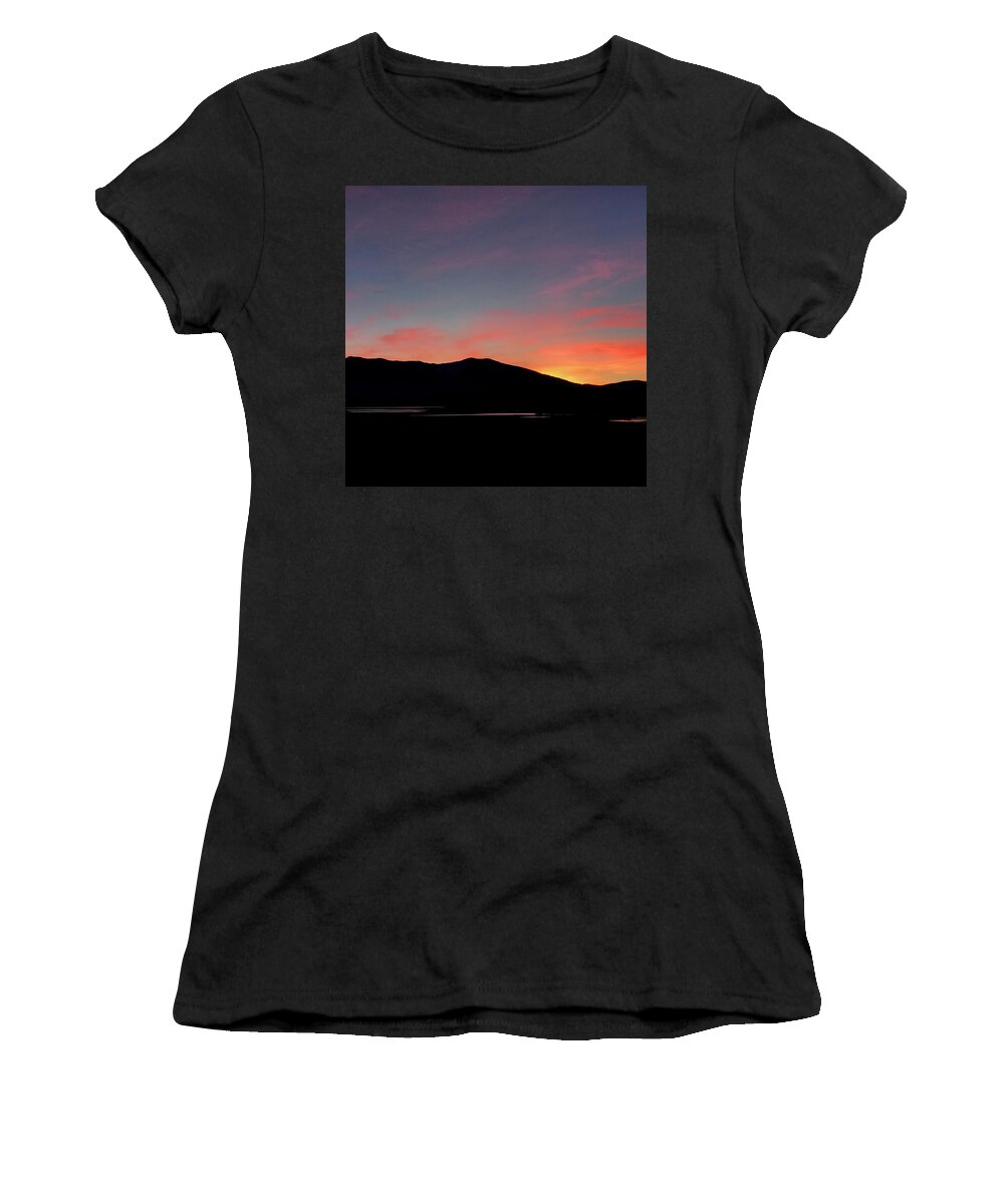 Sunset Women's T-Shirt featuring the photograph Sunset Reflection by Noa Mohlabane