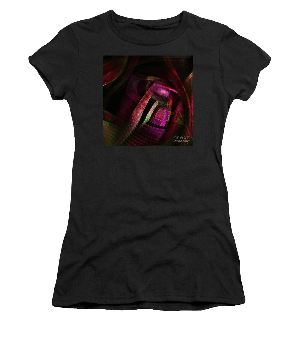 Surreal Moods Women's T-Shirt featuring the digital art Surreal Moods 3 by Aldane Wynter