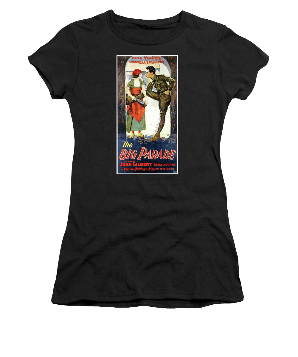 The Big Parade Women's T-Shirt featuring the photograph The Big Parade by Metro-Goldwyn-Mayer