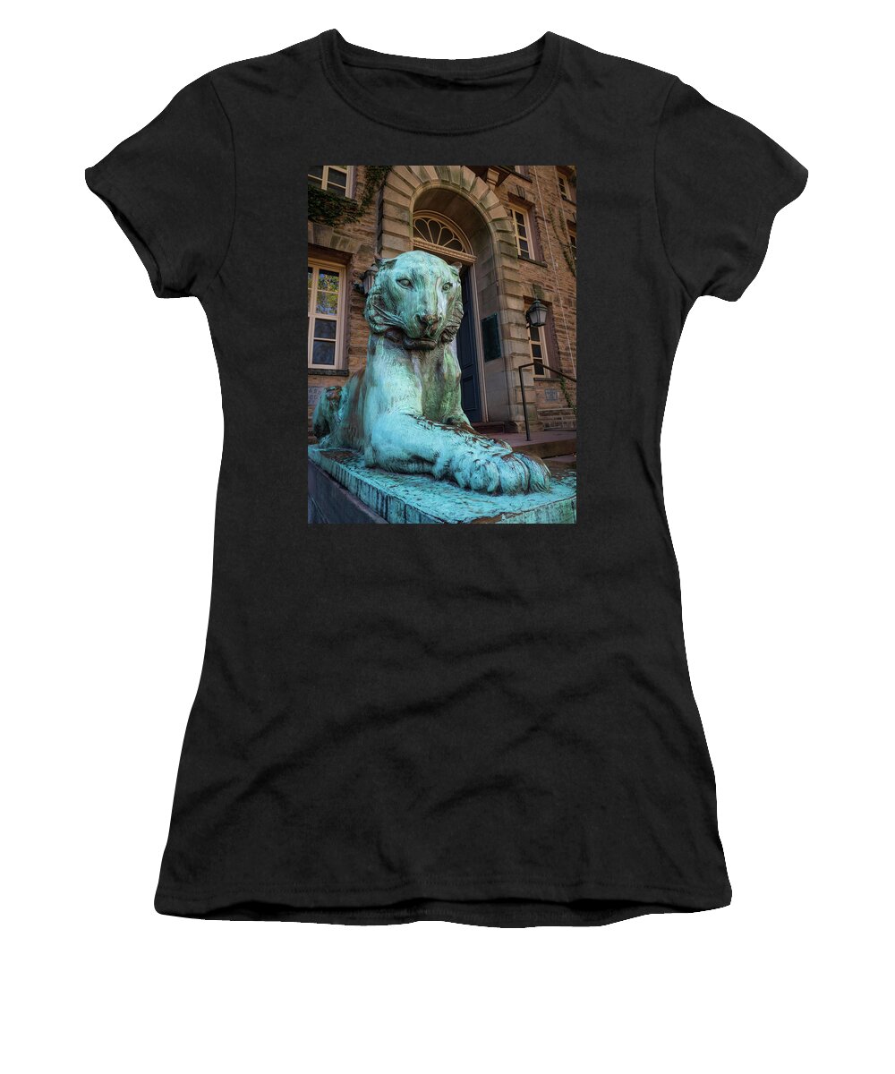 Academia Women's T-Shirt featuring the photograph The Guard At Nassau Hall Princeton by Kristia Adams