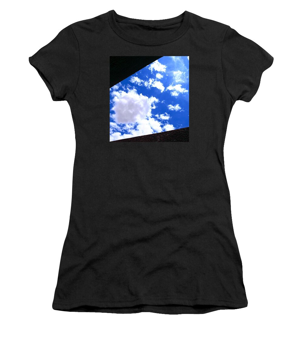 Clouds Women's T-Shirt featuring the photograph The Opening Square by Dietmar Scherf
