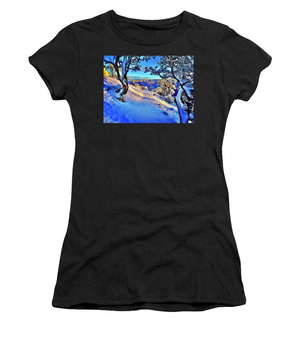 Landscape Women's T-Shirt featuring the photograph The Path To Glory by Kevyn Bashore