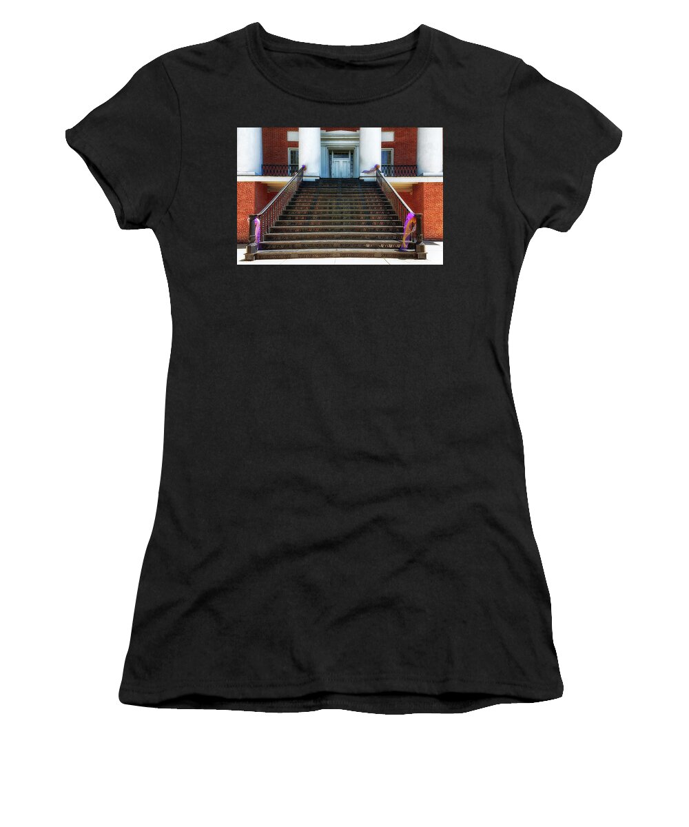 Staircase Women's T-Shirt featuring the photograph The Windsor Staircase by Susan Rissi Tregoning