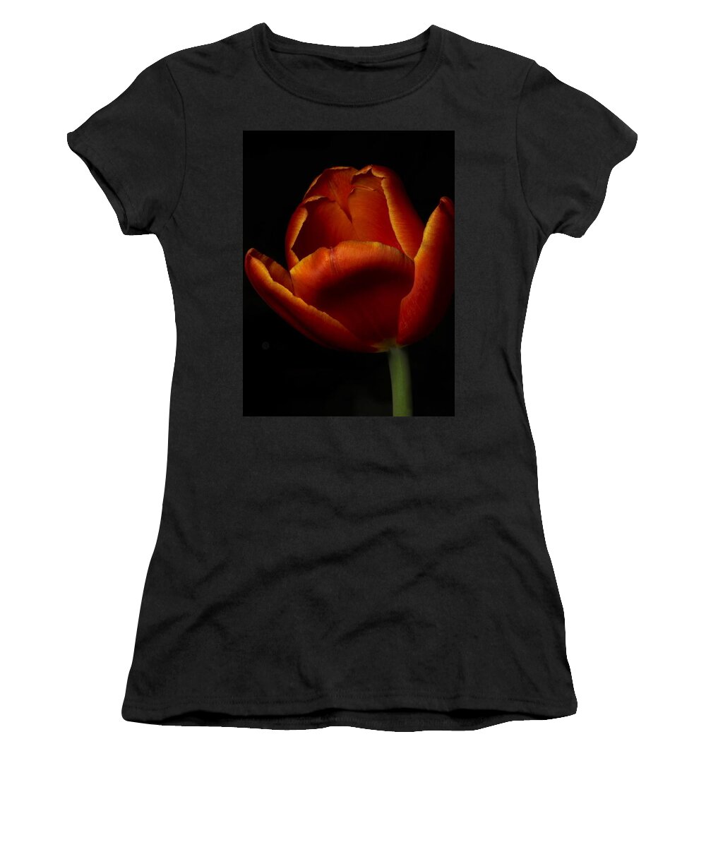 Botanical Women's T-Shirt featuring the photograph Tulip 8063 by Julie Powell
