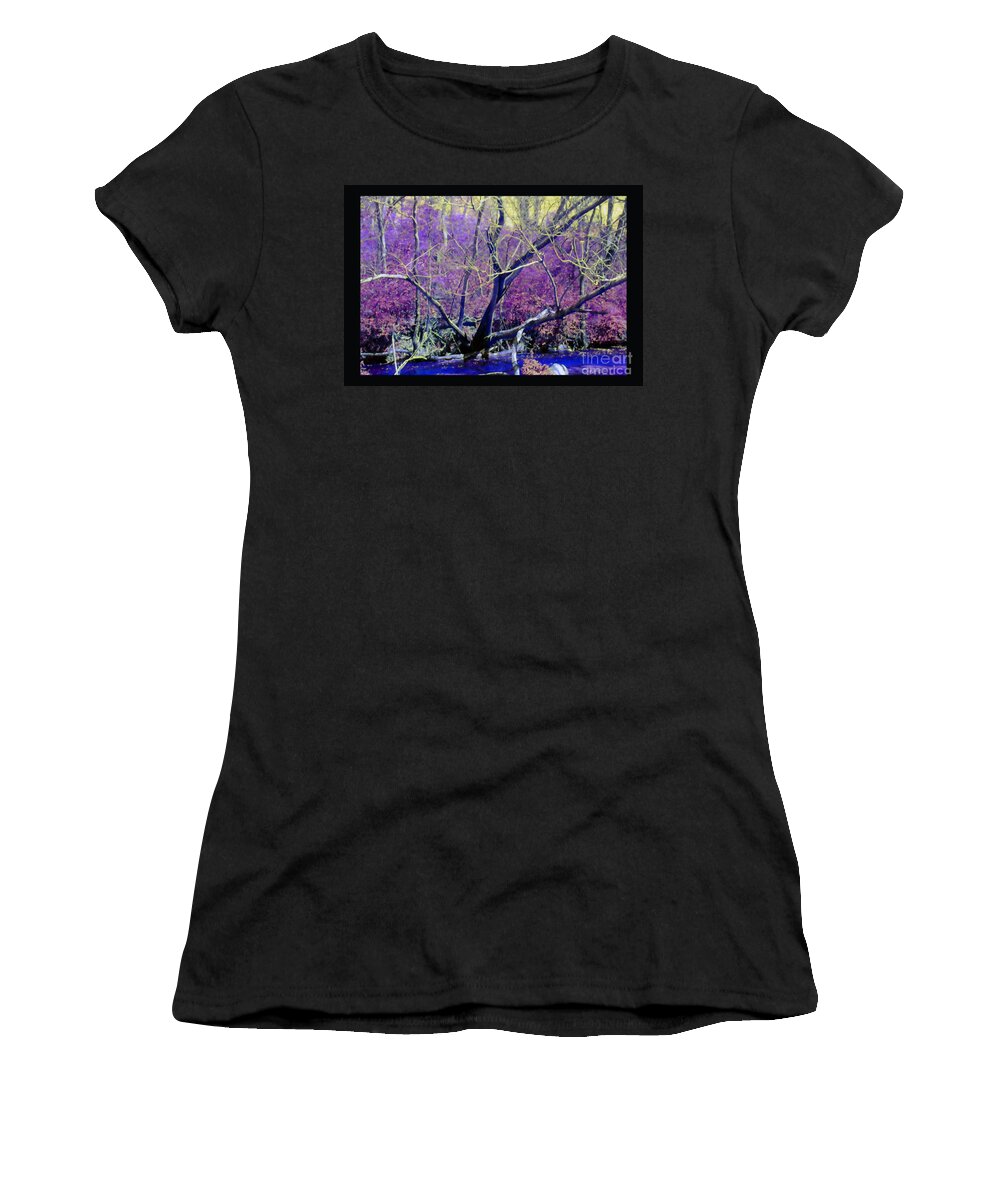  Women's T-Shirt featuring the photograph Wild Branches by Shirley Moravec