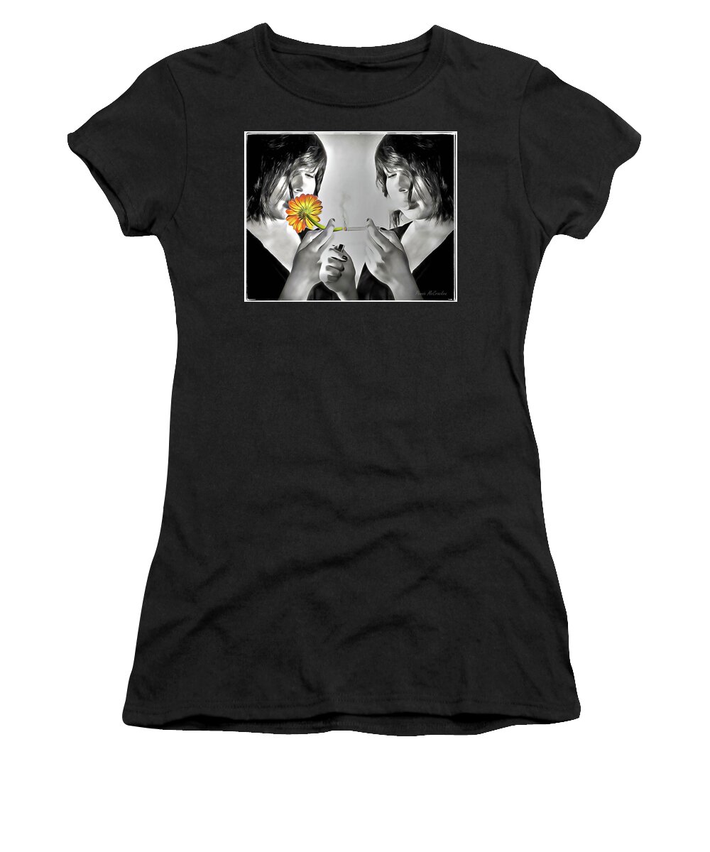 Daisy Women's T-Shirt featuring the photograph You Choose by Pennie McCracken